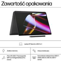 intel ultra - HP Spectre x360 16", Intel Core Ultra 7 155H, 16 GB, 1 TB, RTX 4050, Juodas (Black) - 21 nuotrauka