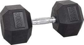 Šešiakampis hantelis inSPORTline Hexsteel 30 kg