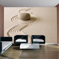 Fototapetas Artgeist Zen Sand Garden, 309 cm x 309 cm