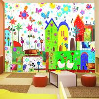 Fototapetas Artgeist Happy Farm, 210 cm x 210 cm