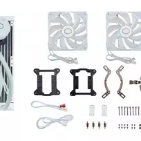 cooler master masterliquid - Cooler Master MasterLiquid 240L Core ARGB Baltas (White) - 2 nuotrauka