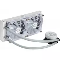 cooler master masterliquid - Cooler Master MasterLiquid 240L Core ARGB Baltas (White) - 3 nuotrauka