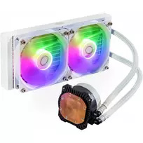 cooler master masterliquid - Cooler Master MasterLiquid 240L Core ARGB Baltas (White) - 6 nuotrauka