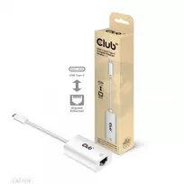 rj45 usb c adapteris - Tinklo kortelė Club 3D USB-C - RJ-45 (CAC- 1519) - 7 nuotrauka