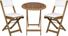 baltas lauko staliukas - Lauko baldų komplektas Fieldmann FDZN 4003-T, rudas/baltas (Brown/White) - 1 nuotrauka