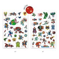 knygu rinkinys - Tatuiruotės - Superherojai, DJECO DJ09614 - 2 nuotrauka