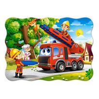 puzzle castorland - Castorland Firefighters To The Rescue 03792, 30 det. - 2 nuotrauka