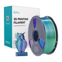 pla - Sunlu PLA+ Silk Tri-Color Filament Blue-Green-Purple 1.75mm 1kg - 6 nuotrauka