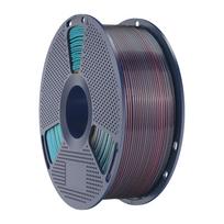 pla - Sunlu PLA+ Silk Forth-Color Filament (Raudona-Geltona-Žalia-Juoda) - 3 nuotrauka