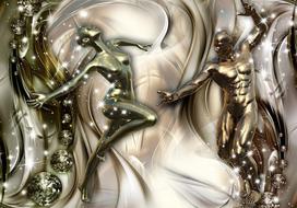 Fototapetas Artgeist Energy Of Passion, 175 cm x 175 cm