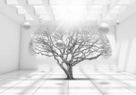 Fototapetas Artgeist Tree Of Future MFT415SAM, 105 cm x 105 cm