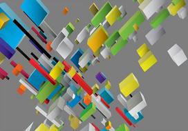 Fototapetas Artgeist Color Puzzle, 280 cm x 280 cm