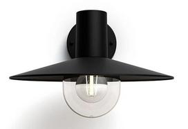 philips lauko sviestuvas - Sieninis lauko šviestuvas Philips Skua, juodas - 5 nuotrauka