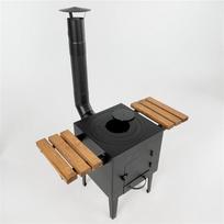 oven grill - DM GRILL BOILER OVEN 45 cm, ruda/juoda (Brown/Black) - 2 nuotrauka