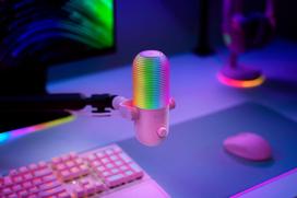 razer seiren - Razer Seiren V3 Chroma Quartz (Rožinė) - 5 nuotrauka