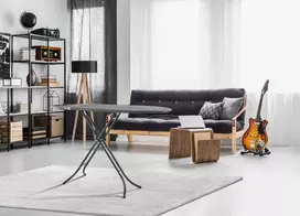 leifheit - Leifheit Classic M Juodas (Black) 120x38 cm - 4 nuotrauka