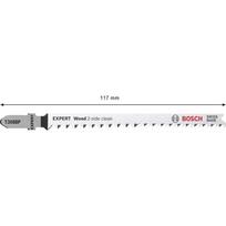 siaurapjuklis bosch - Pjūklelis siaurapjūkliui Bosch 2608900558; 117 mm; 5 vnt. - 6 nuotrauka