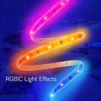rgb juostos valdiklis - Nous F4 Skaitmeninė LED juosta 5m RGB IC Wi-Fi/Bluetooth - 7 nuotrauka
