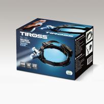 ant galvos ikraunamas - Tiross TS-1198 Įkraunamas žibintuvėlis ant galvos, 10W CREE LED + 2x1W COB LED - 2 nuotrauka