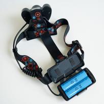 ant galvos ikraunamas - Tiross TS-1198 Įkraunamas žibintuvėlis ant galvos, 10W CREE LED + 2x1W COB LED - 3 nuotrauka