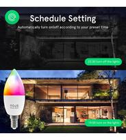 ismanioji lempute - LED E14, 230V, 4,5W, 380lm, 2700K - 6500K, RGB, išmanioji Wi-Fi, valdoma programėle - 7 nuotrauka