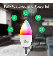 ismanioji lempute - LED E14, 230V, 4,5W, 380lm, 2700K - 6500K, RGB, išmanioji Wi-Fi, valdoma programėle - 8 nuotrauka