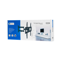 sieninis tv stovas - Cabletech UCH0210 TV laikiklis 37-70", max. 50kg, reguliuojamas, Juodas (Black) - 2 nuotrauka