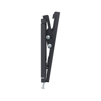 sieninis tv stovas - Cabletech UCH0153 TV laikiklis 23-42", pakreipiamas, Juodas (Black) - 4 nuotrauka