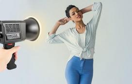 lempa 6500k - Puluz PU4119B 60W 2500K-6500K (Juodas) studijos lempa - 4 nuotrauka