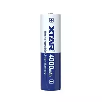 ikraunami akumuliatoriai li ion - XTAR 18650 3.6V 4000mAh Li-Ion įkraunama baterija su apsauga - 2 nuotrauka