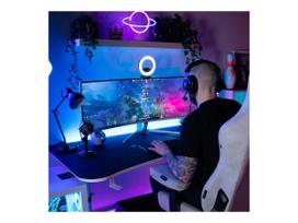 monitorius 5120 x 1440 - Arozzi Nova 49", VA, 32:9, 165Hz, DQHD, baltas (white) - 2 nuotrauka