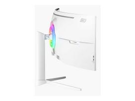monitorius 5120 x 1440 - Arozzi Nova 49", VA, 32:9, 165Hz, DQHD, baltas (white) - 4 nuotrauka