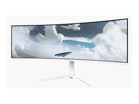 monitorius 5120 x 1440 - Arozzi Nova 49", VA, 32:9, 165Hz, DQHD, baltas (white) - 7 nuotrauka