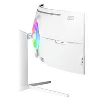 monitorius 5120 x 1440 - Arozzi Nova 49", VA, 32:9, 165Hz, DQHD, baltas (white) - 13 nuotrauka