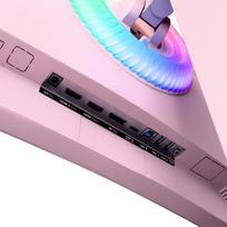 1440 monitorius curved - Arozzi Nova 49", VA, 32:9, 165Hz, curved, pink - 8 nuotrauka