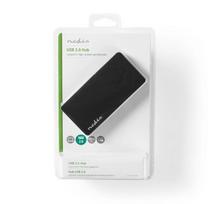 usb 3 0 hub type - Nedis UHUBU2730BK USB 2.0 šakotuvas, 7 prievadų, Juodas (Black) - 2 nuotrauka