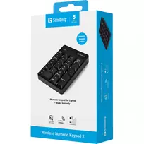 skaiciu klaviaturos - Sandberg 630-05 Belaidė Skaitmeninė Klaviatūra 2 (Wireless Numeric Keypad 2) - 2 nuotrauka
