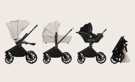 sportiniai - Universalus vežimėlis Lionelo Mika Plus 2in1, smėlio (Beige Sand) - 3 nuotrauka