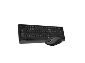 belaide pelyte su klaviatura - A4Tech Fstylet FG1012 Belaidė Klaviatūra ir Pelė, Juoda (Black) - 2 nuotrauka