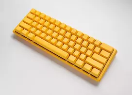 rgb klaviatura - Ducky One 3 Yellow Mini Cherry MX Speed Silver (Geltona) - 4 nuotrauka