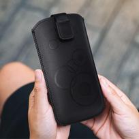 deklas telefonui samsung xcover pro - Oem Deko Universalus dėklas - skirtas Apple iPhone 12 / 12 PRO / Samsung Galaxy Xcover 5/ S21 5G/ Note/Note 2/Note 3 juodos spalvos - 6 nuotrauka