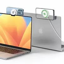 bm telefonai - SODI BM-300 Indukcinis laikiklis MacBook MagSafe Juodas (Black) - 6 nuotrauka