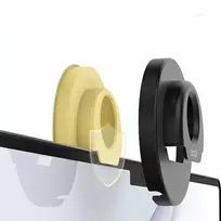 bm telefonai - SODI BM-300 Indukcinis laikiklis MacBook MagSafe Juodas (Black) - 7 nuotrauka