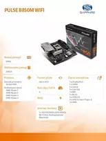 pagrindine plokste am5 - Sapphire PULSE B850M WIFI - 3 nuotrauka