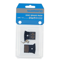 shimano stabdziu kaladeles - Diskinių stabdžių trinkelių rinkinys Shimano L04C Metal, aliuminis/plienas/metalas, juoda sp., 2 vnt. - 2 nuotrauka