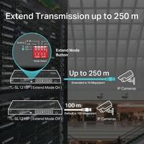 8 poe port switch - TP-LINK TL-SL1218P - 5 nuotrauka