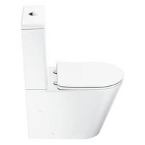 klozetas - Unitazas, pastatomas Ravak Elegant RimOff, su dangčiu, 380 mm x 605 mm - 9 nuotrauka