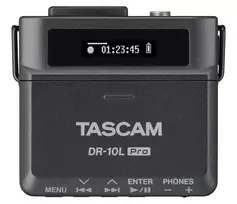 lavalier mikrofonai - Tascam DR-10L Pro - skaitmeninis diktofonas su lavalier mikrofonu Juodas (Black) - 2 nuotrauka