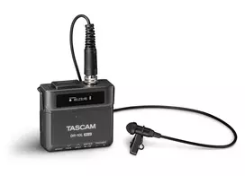 lavalier mikrofonai - Tascam DR-10L Pro - skaitmeninis diktofonas su lavalier mikrofonu Juodas (Black) - 3 nuotrauka