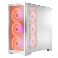 white case computer - Kompiuterio korpusas Modecom Volcano Expanse S Apex ARGB, balta - 6 nuotrauka
